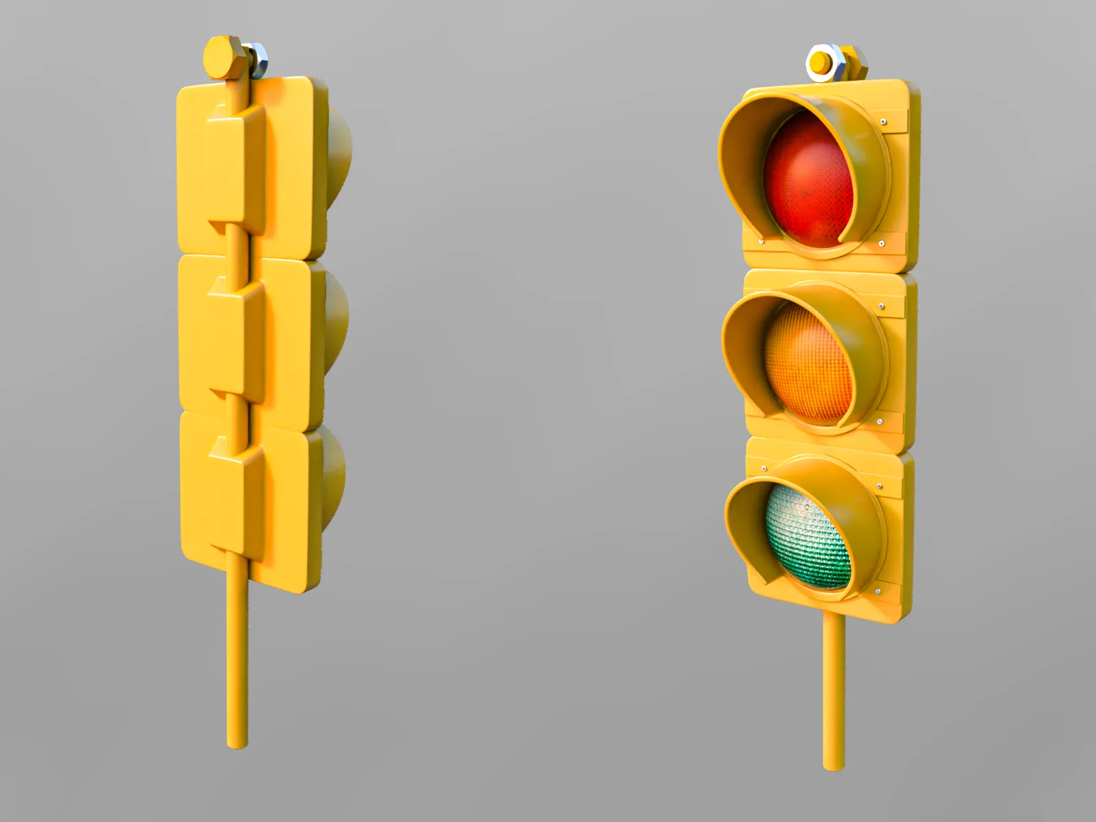 Traffic Light 3D Model